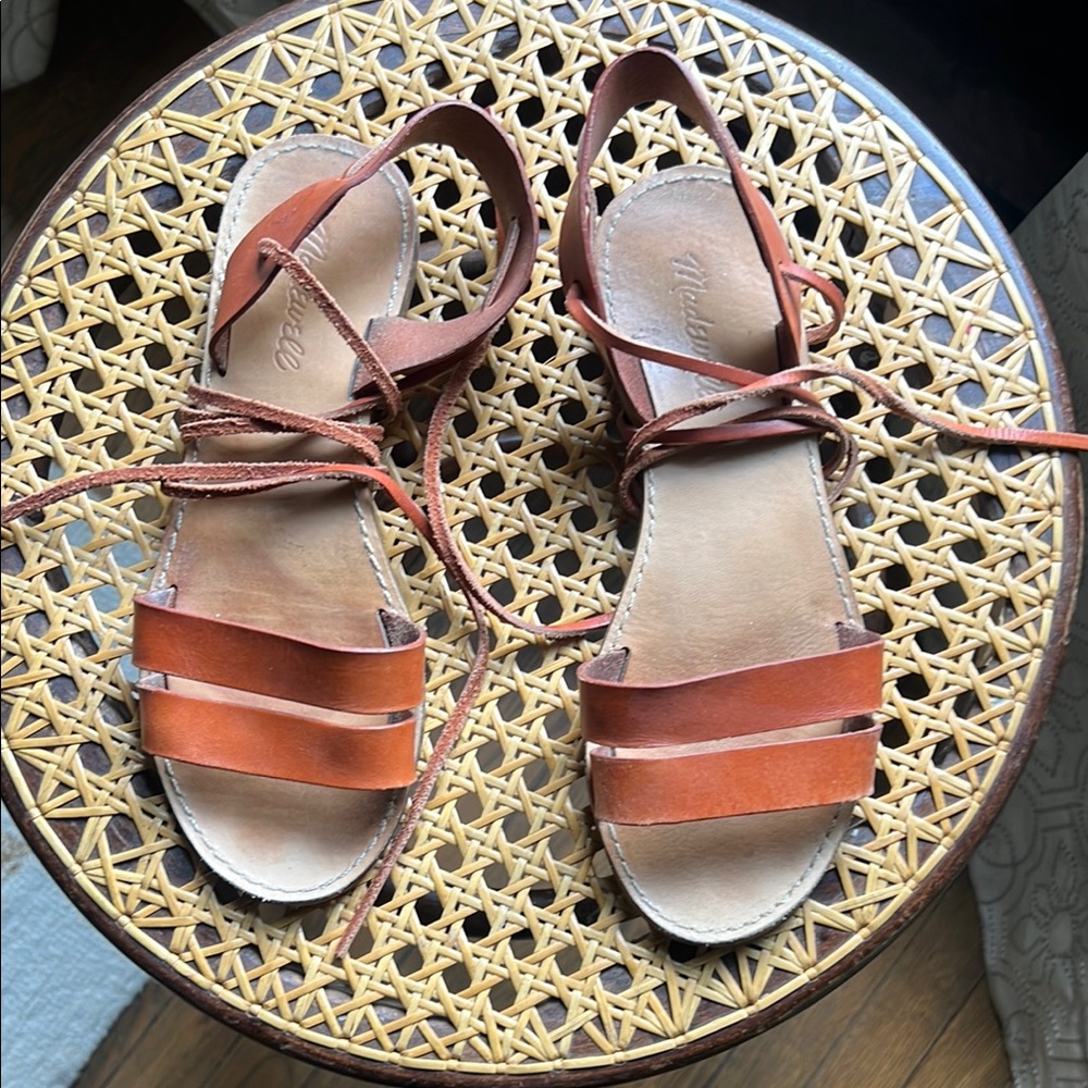 Madewell Women's Brown Leather Sandals